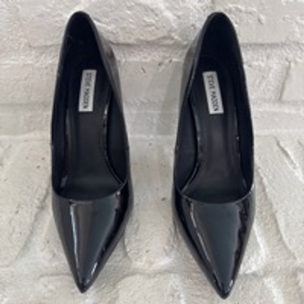 Women's Steve Madden Heels Black Patent , 10